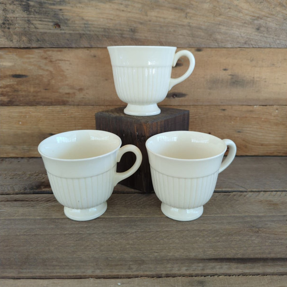 Vintage Wedgwood Edme Footed Cup Crafted in England Set of Three - Picture 3 of 11
